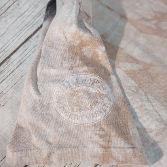 The Mountain Big Face Pug Dog Tee Beige Tie Dye Graphic T-Shirt – Men’s 2XL - Picture 7 of 9